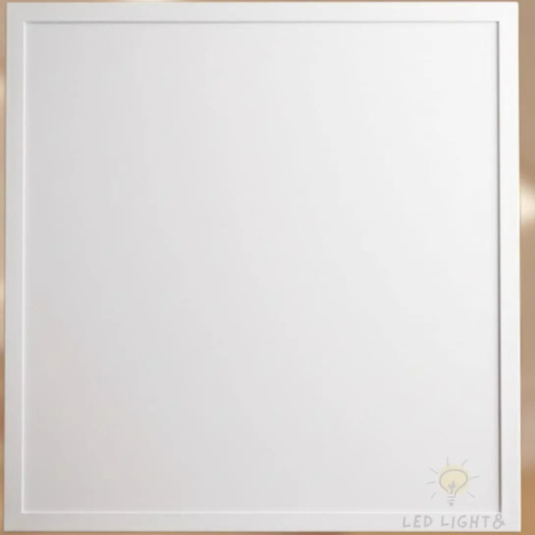 Square white 60 by 60 cm LED panel